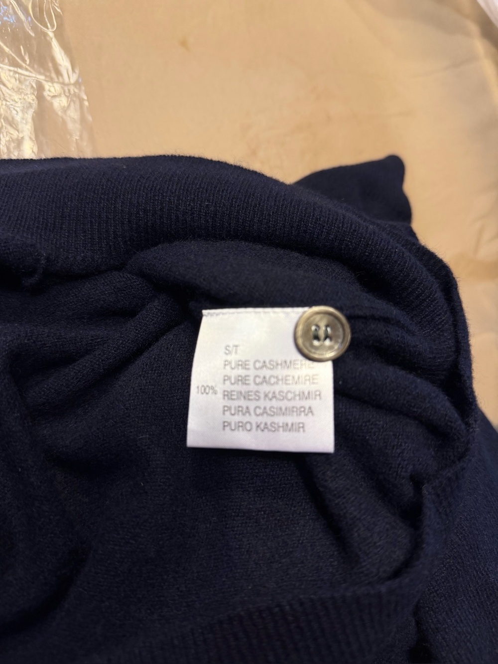 100% Cashmere Pink Mock Neck Women's Sweater - Picture 2 of 2